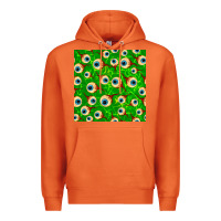 Carrot halloween eye balls seamless pattern Premium Hoodie - BundleAndBundleShop