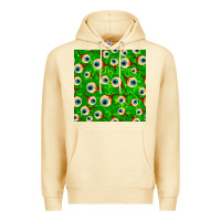 Pina Colada halloween eye balls seamless pattern Premium Hoodie - BundleAndBundleShop
