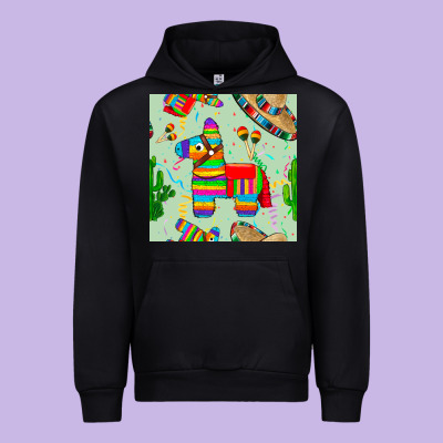 Pinata Seamless Pattern Urban Hoodie Designed By Bundleandbundleshop