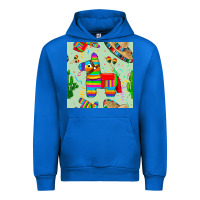 Cobalt pinata seamless pattern Urban Hoodie - BundleAndBundleShop