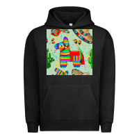 Pigment Black pinata seamless pattern Urban Hoodie - BundleAndBundleShop