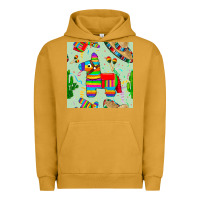 Pigment Peanut Butter pinata seamless pattern Urban Hoodie - BundleAndBundleShop