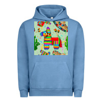 Pigment Pebble Blue pinata seamless pattern Urban Hoodie - BundleAndBundleShop