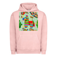Pigment Salmon pinata seamless pattern Urban Hoodie - BundleAndBundleShop