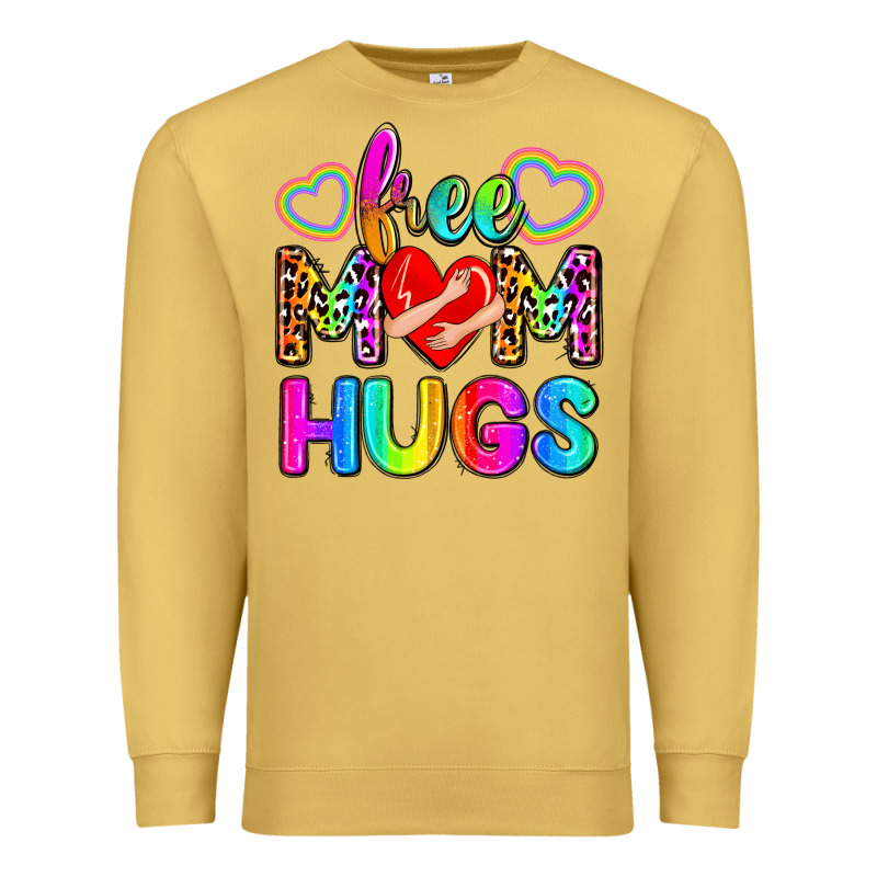 Free Mom Hugs Premium Sweatshirt by Zillion Design Studio | Teevron
