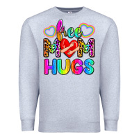 Heather Grey free mom hugs Premium Sweatshirt - Zillion Design Studio
