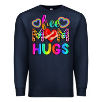 Navy free mom hugs Premium Sweatshirt - Zillion Design Studio