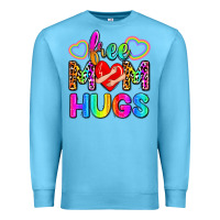 Ocean Blue free mom hugs Premium Sweatshirt - Zillion Design Studio