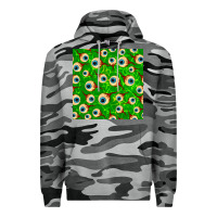 Slate Camo halloween eye balls seamless pattern Premium Hoodie - BundleAndBundleShop