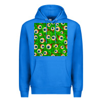 True Royal halloween eye balls seamless pattern Premium Hoodie - BundleAndBundleShop