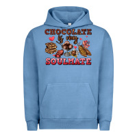 Pigment Pebble Blue chocolate is my soulmate Urban Hoodie - AdoDesignShop