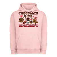 Pigment Salmon chocolate is my soulmate Urban Hoodie - AdoDesignShop