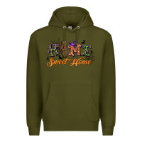 Army Green halloween home sweet home Premium Hoodie - BundleAndBundleShop