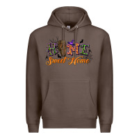 Coffee halloween home sweet home Premium Hoodie - BundleAndBundleShop
