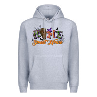 Heather Grey halloween home sweet home Premium Hoodie - BundleAndBundleShop