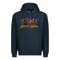 Navy halloween home sweet home Premium Hoodie - BundleAndBundleShop
