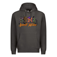 Smoke halloween home sweet home Premium Hoodie - BundleAndBundleShop