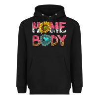 Black homebody Heavyweight Hoodie - texasbilliewilder