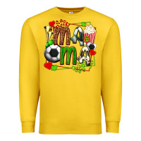 Lemon mama soccer with popcorn Premium Sweatshirt - texasbilliewilder