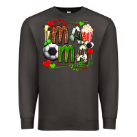 Smoke mama soccer with popcorn Premium Sweatshirt - texasbilliewilder