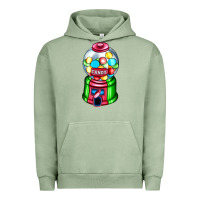 Pigment Oil Green candy machine Urban Hoodie - AdoDesignShop