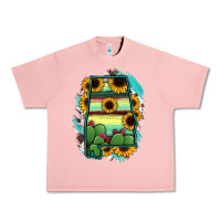 Salmon Alabama Map Sunflower Cactus Serape Urban Heavy Tee - RanaPortraitStore