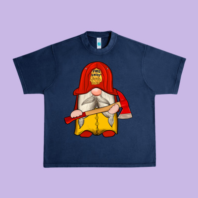 Firefighter Gnomes Urban Heavy Tee Designed By Artiststas