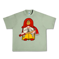 Oil Green firefighter gnomes Urban Heavy Tee - Artiststas
