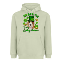 Matcha st.patrick's day my beagle is my lucky charm Heavyweight Hoodie - RanaPortraitStore