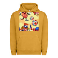 Pigment Peanut Butter patriotic hotdog ice cream donat Urban Hoodie - BundleAndBundleShop