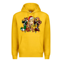Lemon joy and cow christmas candies and letters Premium Hoodie - AdoDesignShop