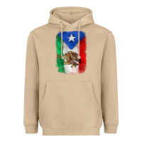 Mushroom mexico and puerto rico flag Heavyweight Hoodie - Zillion Design Studio