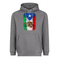 Storm mexico and puerto rico flag Heavyweight Hoodie - Zillion Design Studio