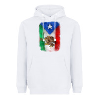 White mexico and puerto rico flag Heavyweight Hoodie - Zillion Design Studio