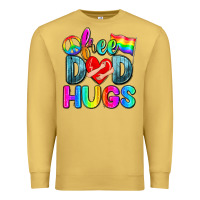 Antique Gold free dad hugs Premium Sweatshirt - Zillion Design Studio