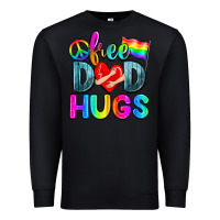 Black free dad hugs Premium Sweatshirt - Zillion Design Studio