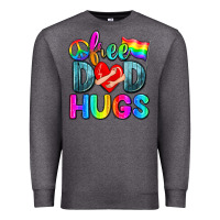 Charcoal Heather free dad hugs Premium Sweatshirt - Zillion Design Studio