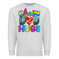 Dove Grey free dad hugs Premium Sweatshirt - Zillion Design Studio