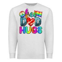 Oatmeal Heather free dad hugs Premium Sweatshirt - Zillion Design Studio