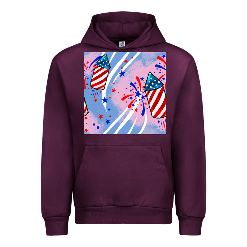 Patriotic Fireworks Urban Hoodie by BundleAndBundleShop | Teevron
