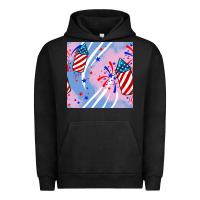 Pigment Black patriotic fireworks Urban Hoodie - BundleAndBundleShop