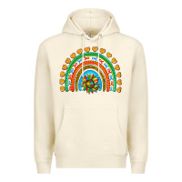 Sandshell autism heart ribbon rainbow Premium Hoodie - AdoDesignShop