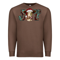 Chestnut christmas joy with heifer cow Premium Sweatshirt - RanaPortraitStore
