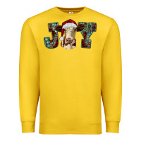 Lemon christmas joy with heifer cow Premium Sweatshirt - RanaPortraitStore
