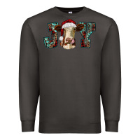 Smoke christmas joy with heifer cow Premium Sweatshirt - RanaPortraitStore