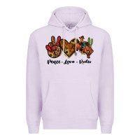 Lilac peace love rodeo Premium Hoodie - JahusDesignShop