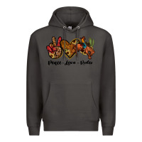 Smoke peace love rodeo Premium Hoodie - JahusDesignShop
