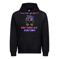 Black just call me pretty and take me racing Urban Hoodie - JahusDesignShop
