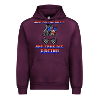 Mauve Wine just call me pretty and take me racing Urban Hoodie - JahusDesignShop