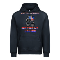 Navy just call me pretty and take me racing Urban Hoodie - JahusDesignShop